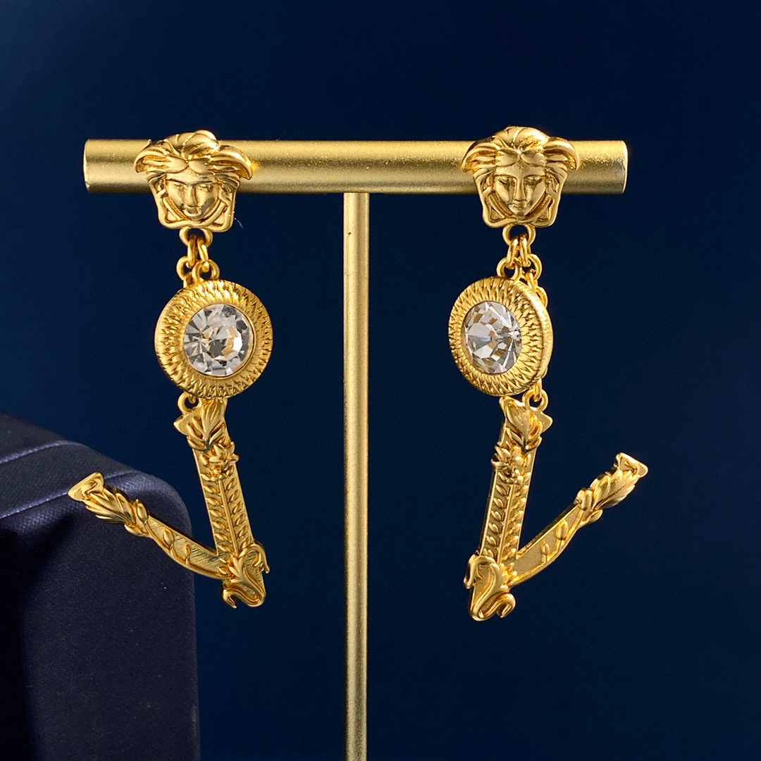 VSE054 Versace virtus earrings - ccjewelryacc