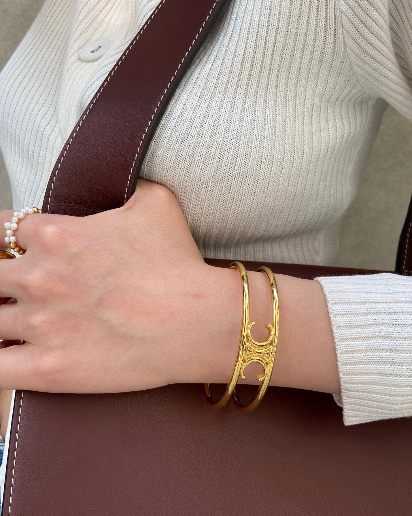 CLS008 Top quality Arc de Triomphe Bangle Bracelet cuff For Women - ccjewelryacc