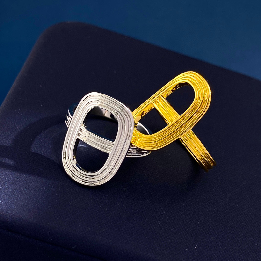 HMR006 H Designer Chaine d'Ancre ring - ccjewelryacc