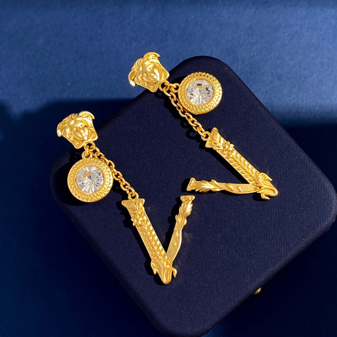 VSE054 Versace virtus earrings - ccjewelryacc