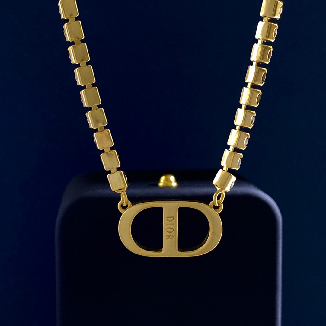 CDN335 Petit CD Necklace for Women - ccjewelryacc