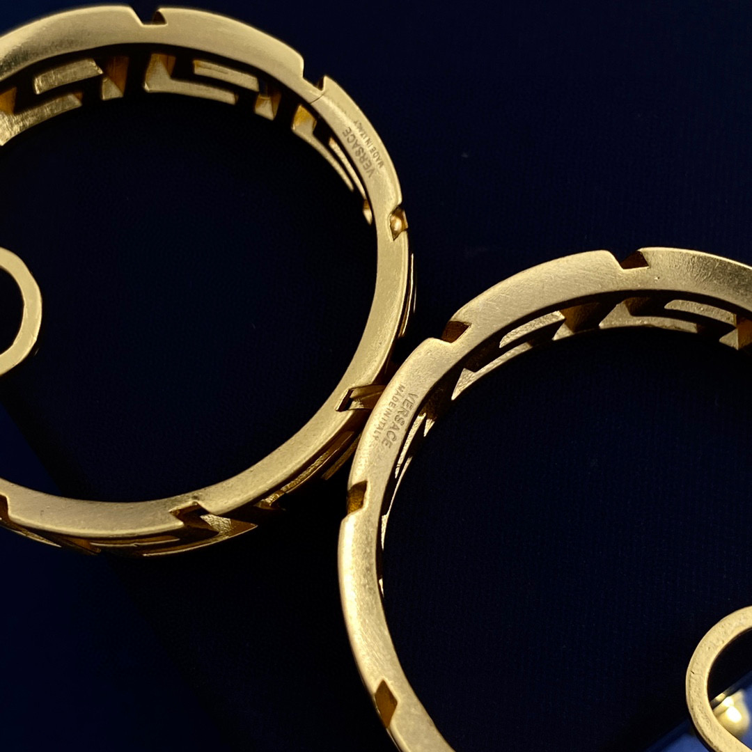 VSE035 Versace hoop earrings sale - ccjewelryacc