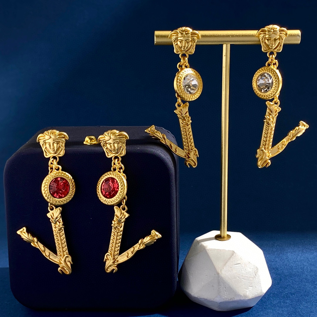 VSE054 Versace virtus earrings - ccjewelryacc