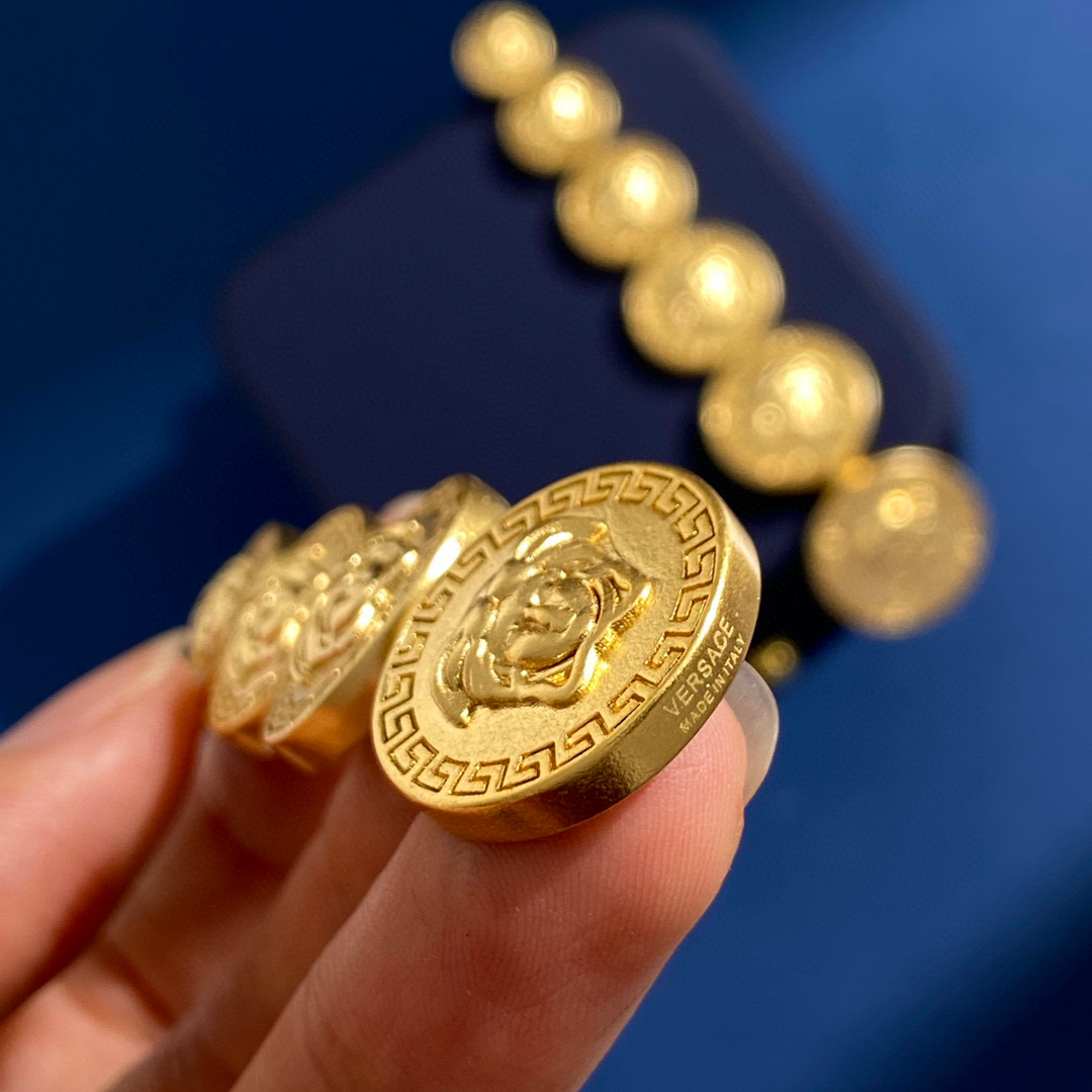 VSE049 Versace medusa head pendant earrings - ccjewelryacc