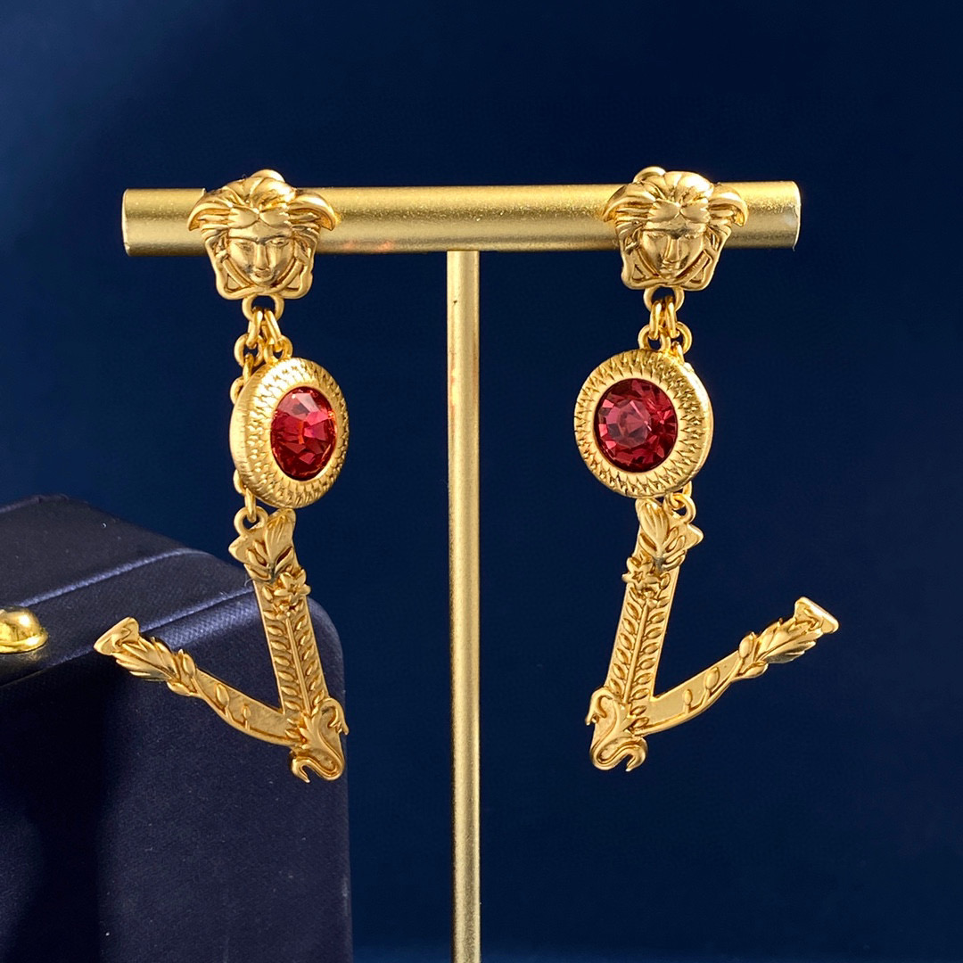 VSE054 Versace virtus earrings - ccjewelryacc