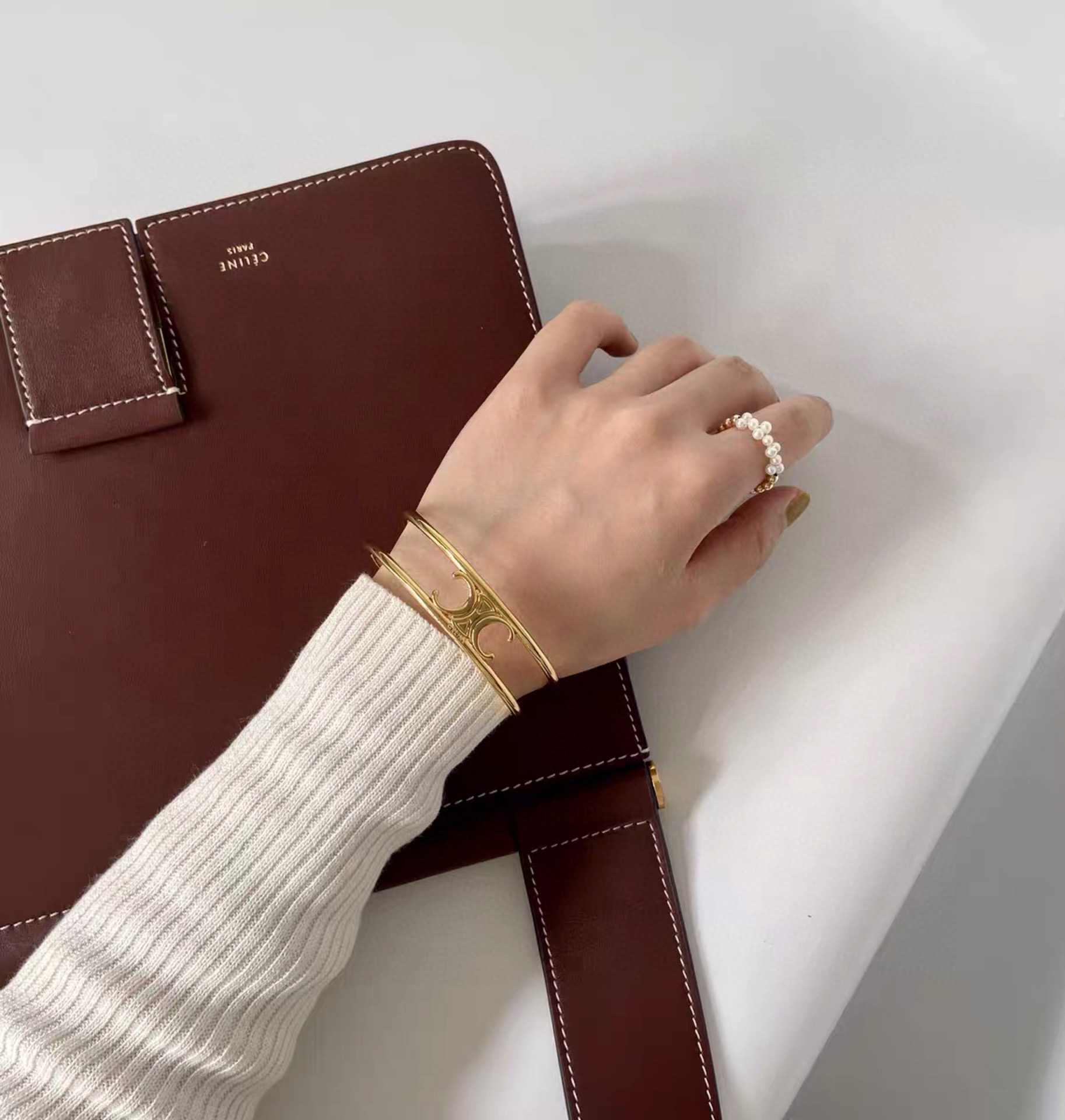 CLS008 Top quality Arc de Triomphe Bangle Bracelet cuff For Women - ccjewelryacc