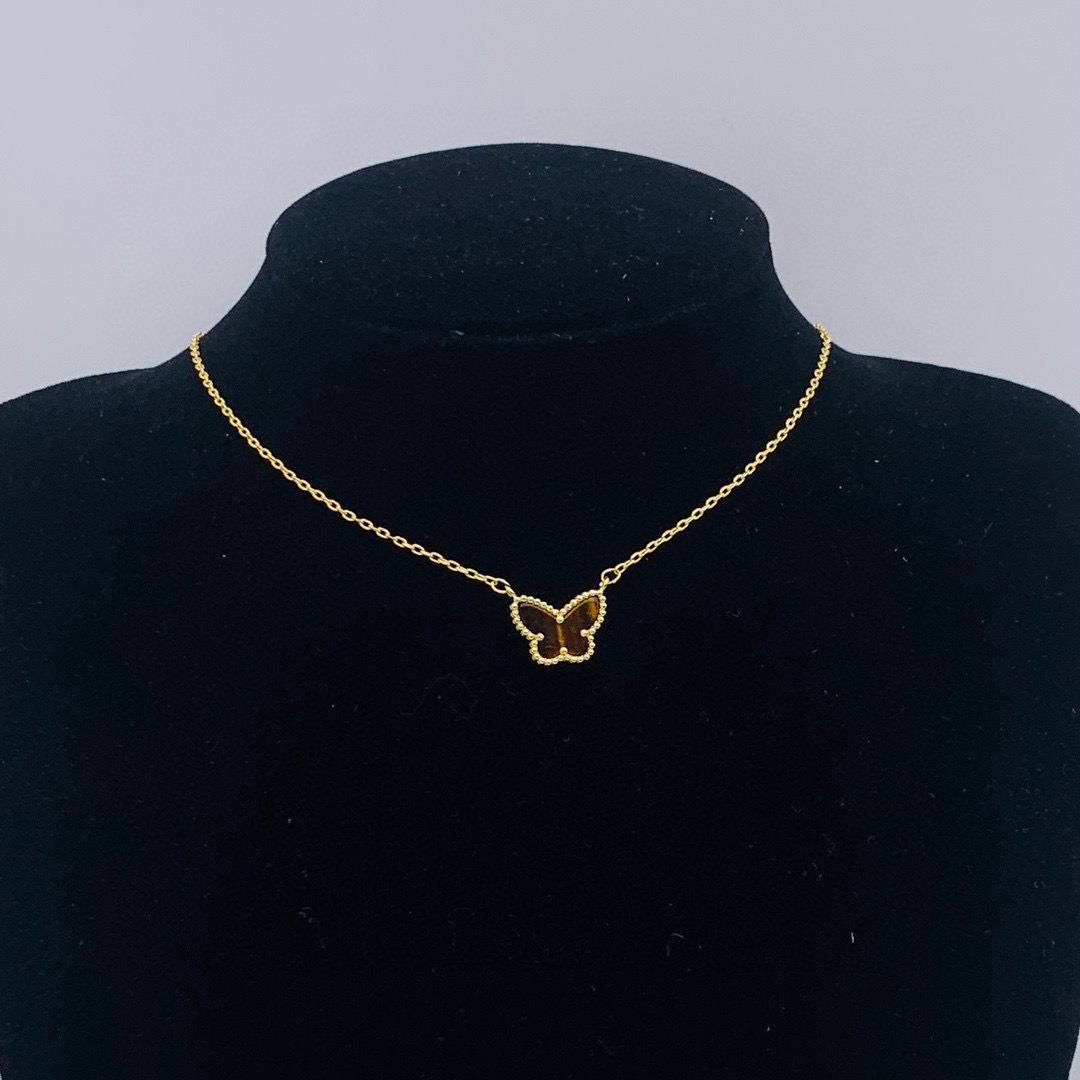 VCN055 VCA lucky alhambra butterfly Pendant necklace - ccjewelryacc