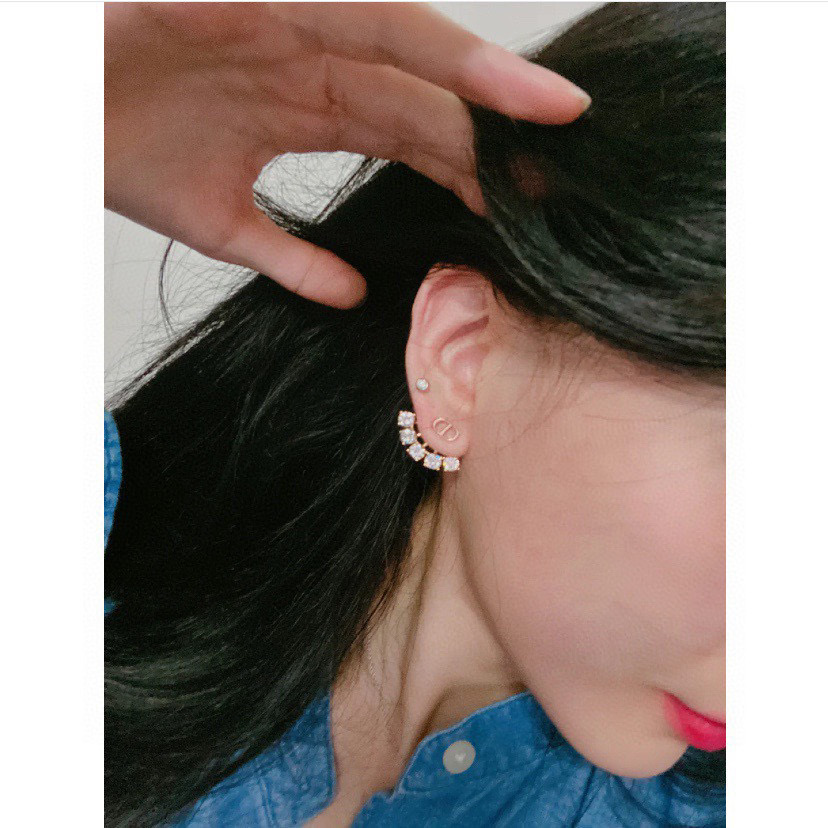 CDE300 CD rhinestone tribales earrings - ccjewelryacc