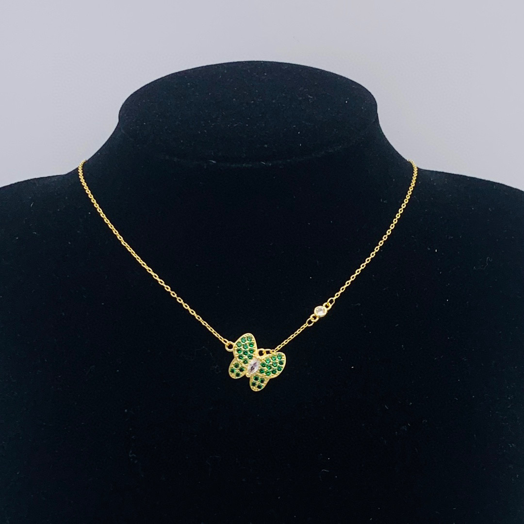 VCN046 Van cleef two butterfly necklace - ccjewelryacc