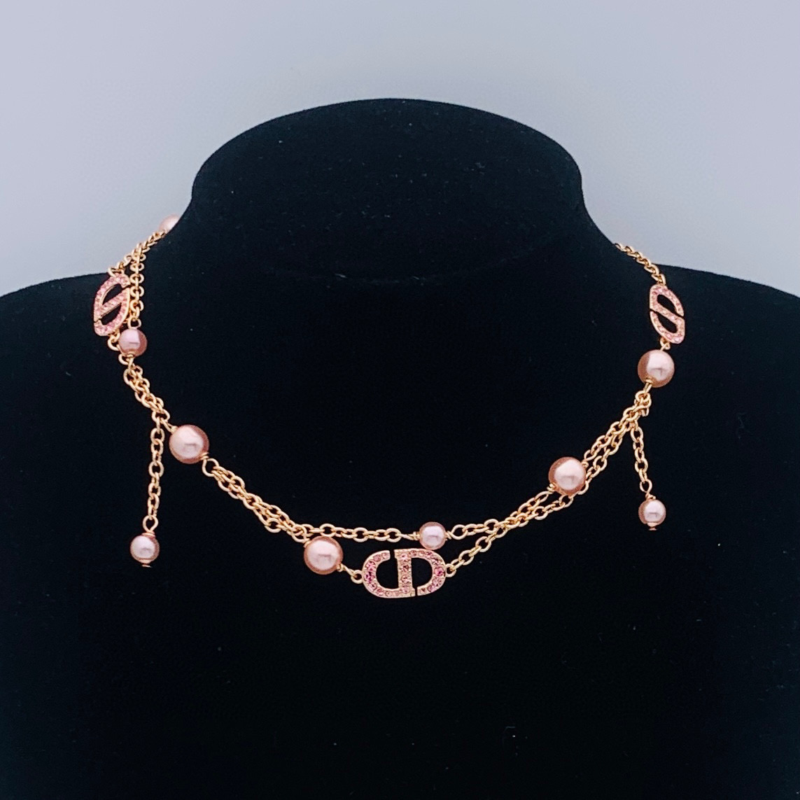 CDN290 High quality Luxury Designer CD Choker Necklace For Women - ccjewelryacc