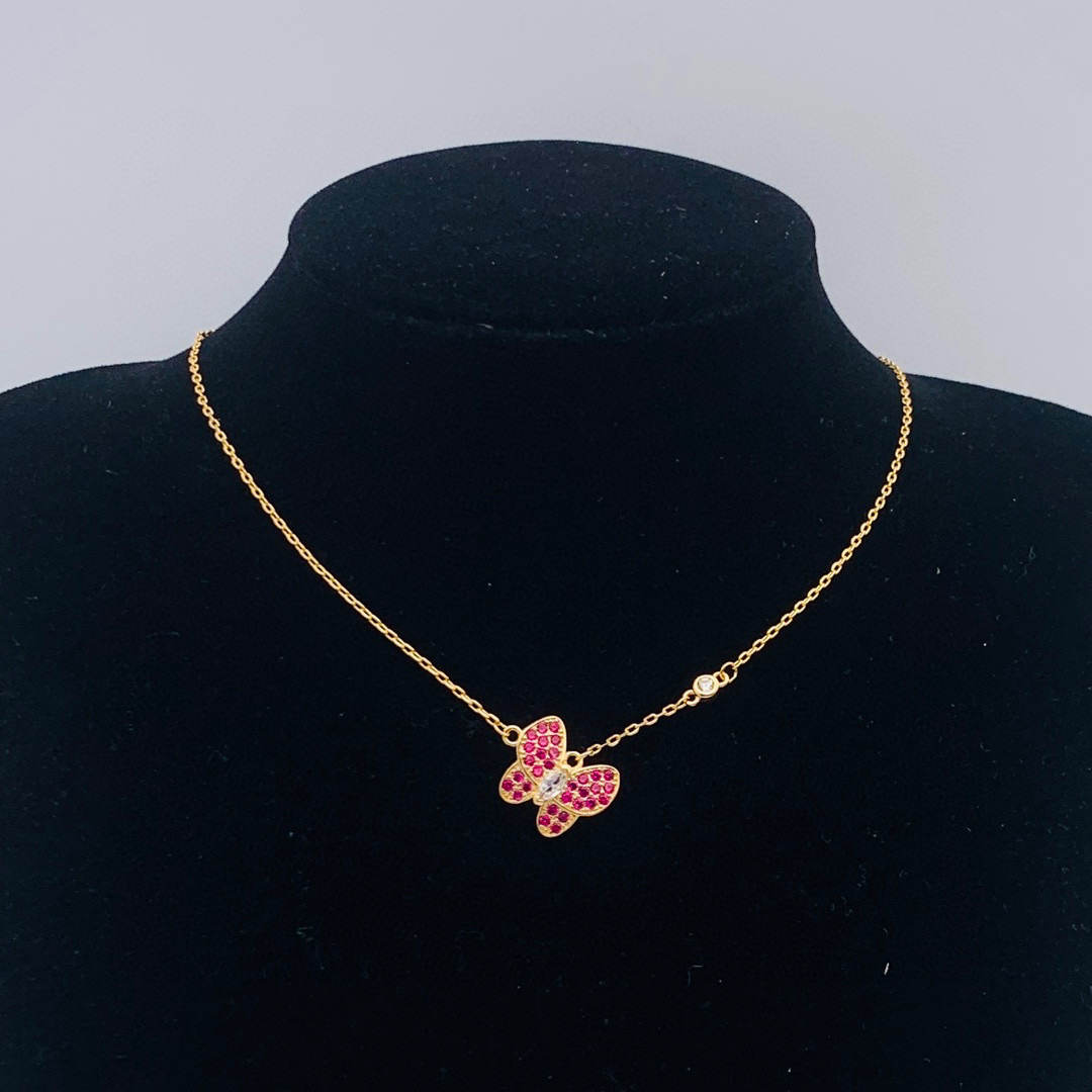 VCN046 Van cleef two butterfly necklace - ccjewelryacc