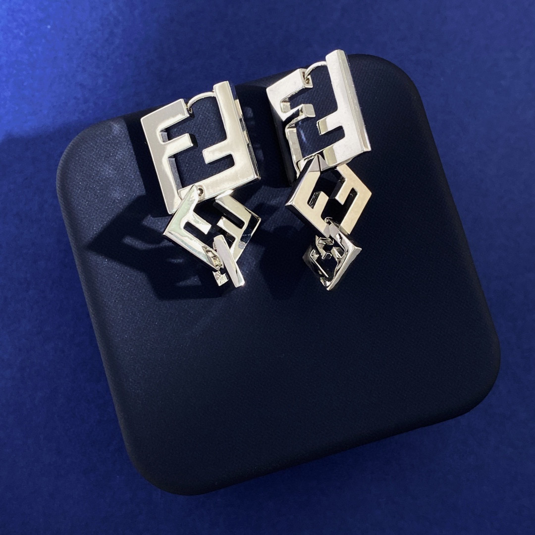 FDE098 Forever Fendi earrings - ccjewelryacc