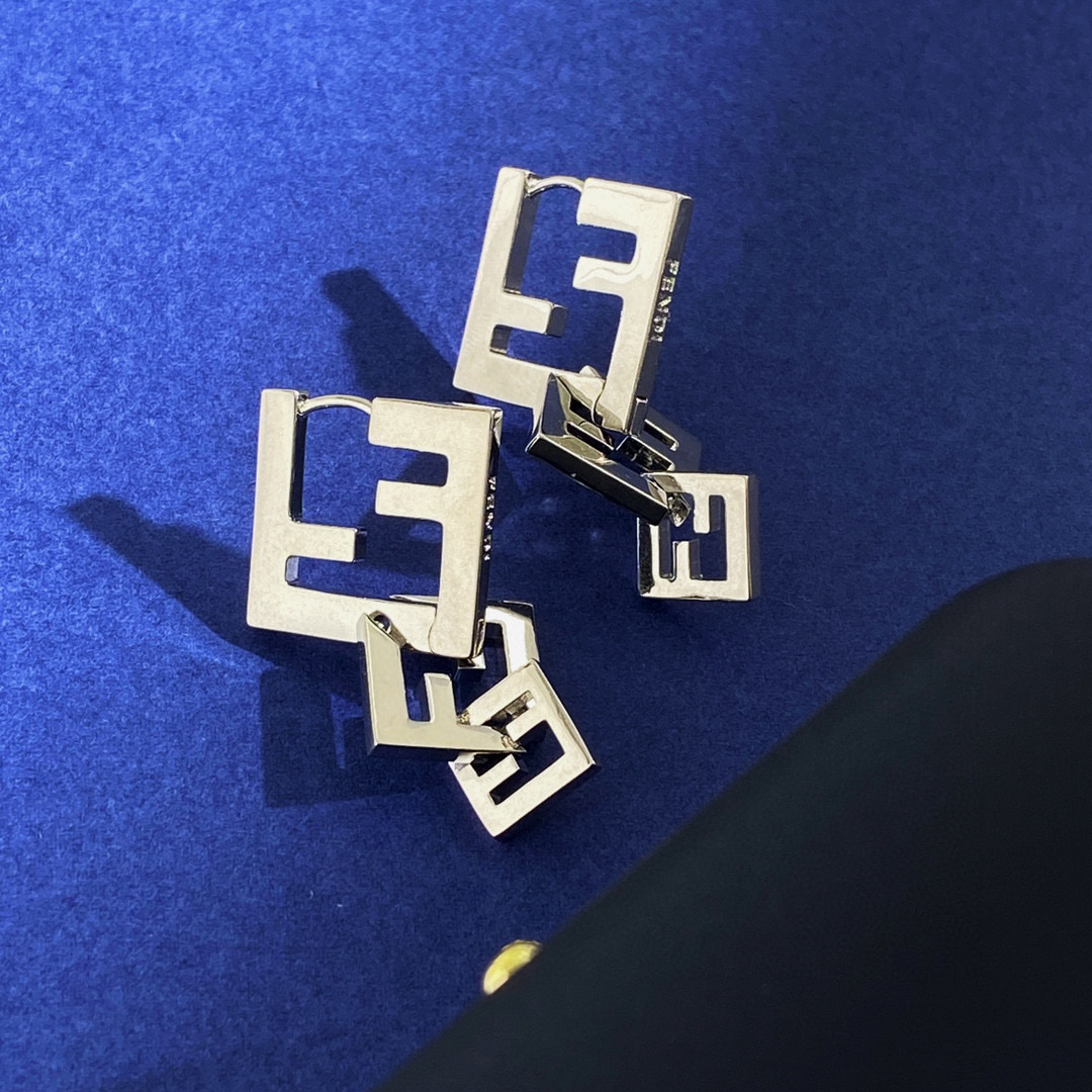 FDE098 Forever Fendi earrings - ccjewelryacc