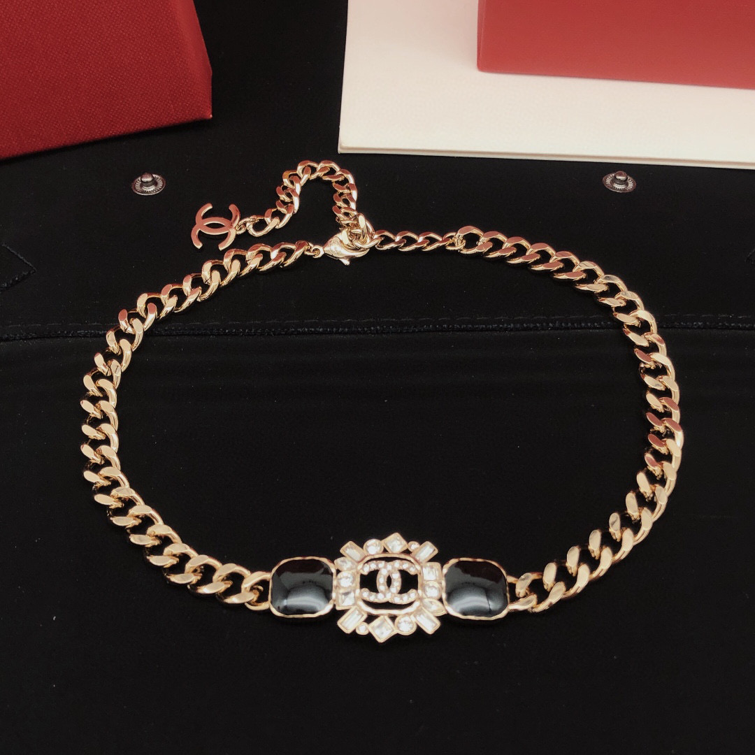 CCN359 CC choker necklace - ccjewelryacc
