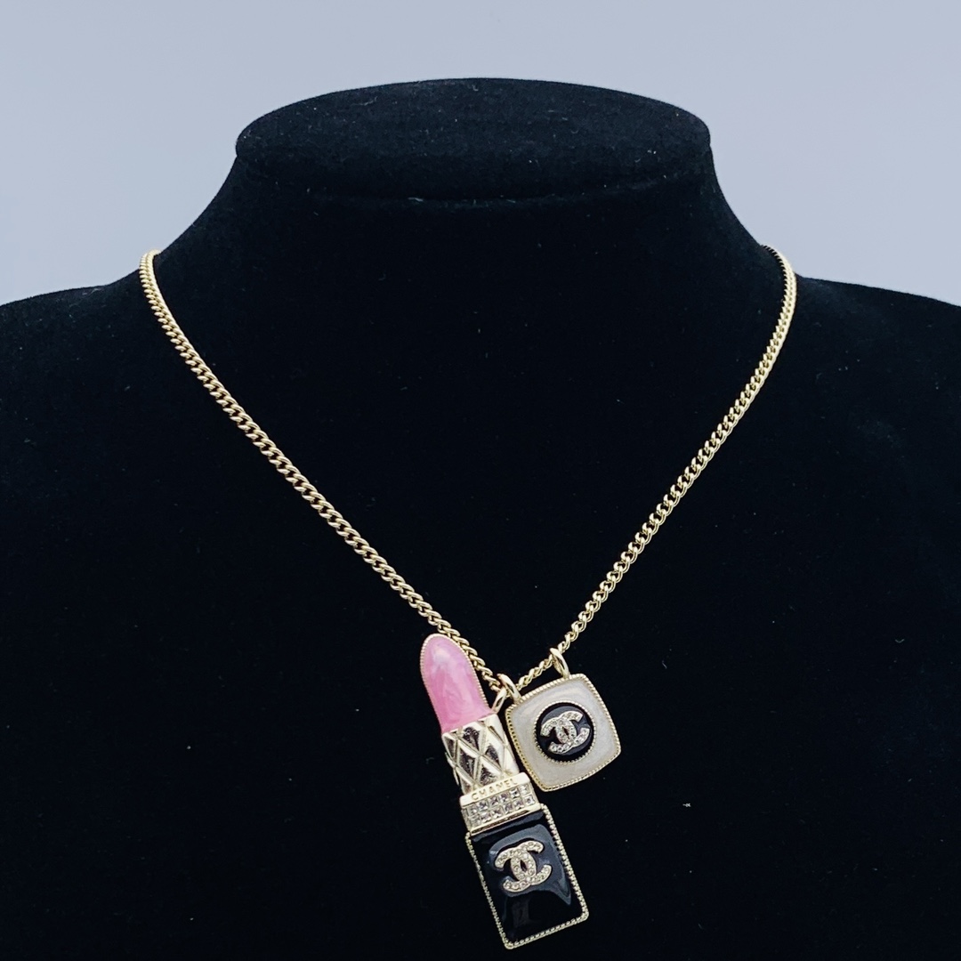 CCN227 High quality CC lipstick pendant Necklace - ccjewelryacc