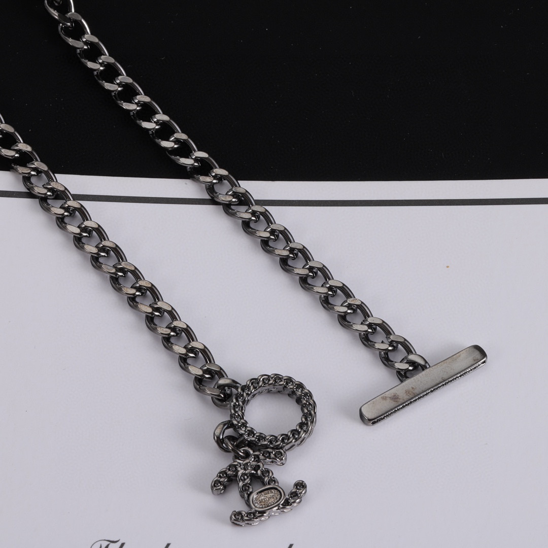 CCN366 CC Pendant Necklace - ccjewelryacc