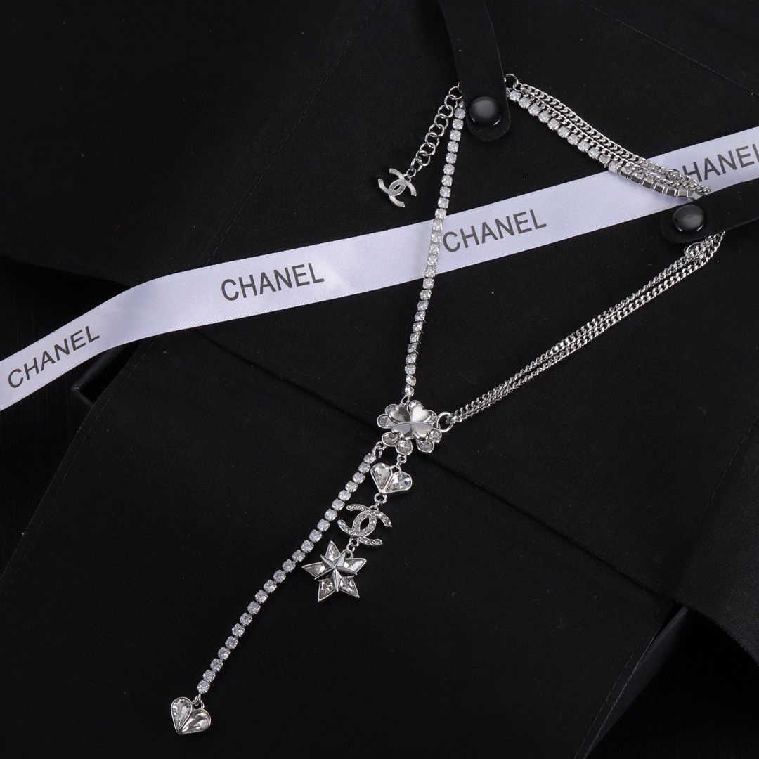 CCN369 CC Pendant Necklace - ccjewelryacc