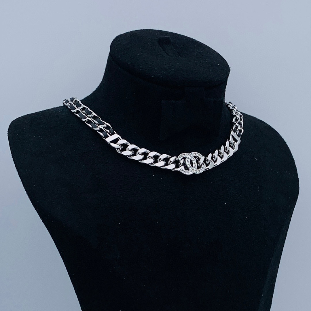 CCN395 CC Choker Necklace - ccjewelryacc