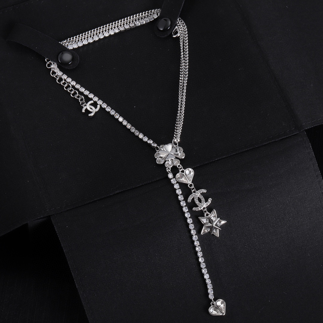 CCN369 CC Pendant Necklace - ccjewelryacc