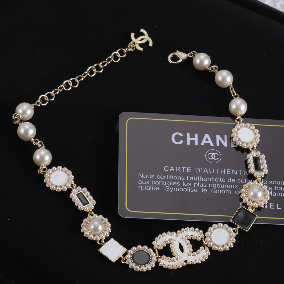 CCN115 CC Choker necklace - ccjewelryacc