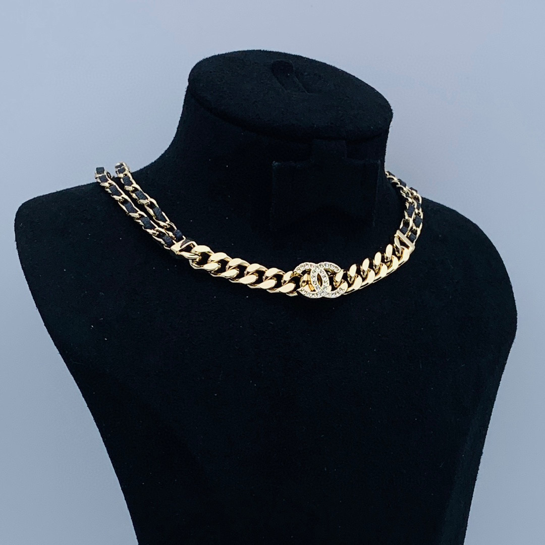 CCN395 CC Choker Necklace - ccjewelryacc