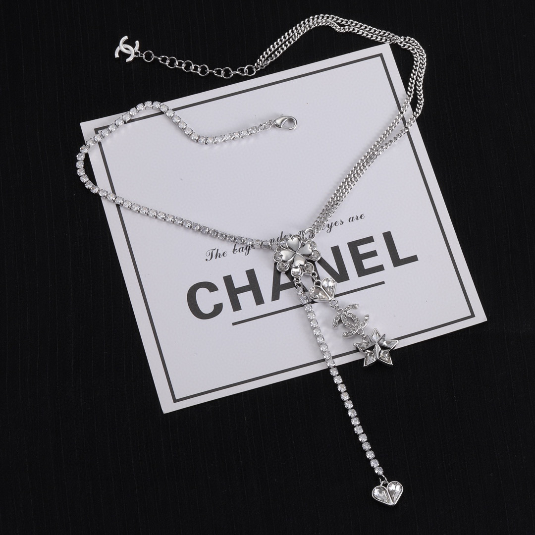 CCN369 CC Pendant Necklace - ccjewelryacc