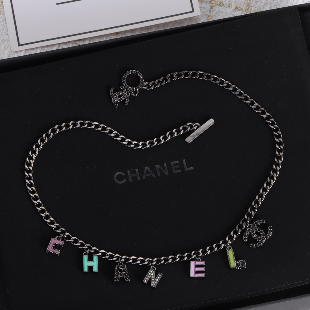 CCN366 CC Pendant Necklace - ccjewelryacc