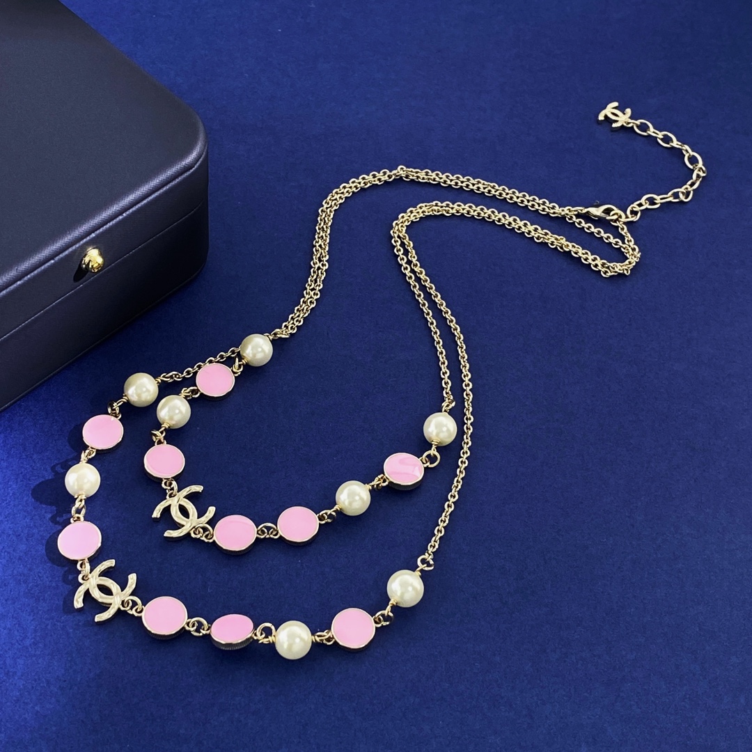 CCL332 CC long chain Necklace cc sweater chain - ccjewelryacc