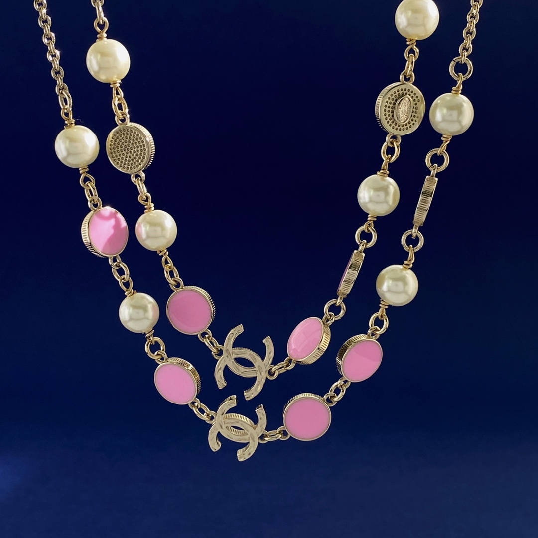 CCL332 CC long chain Necklace cc sweater chain - ccjewelryacc