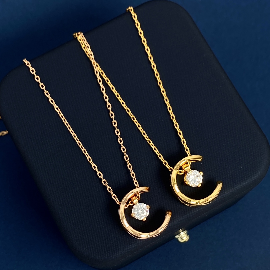 CCN258 Coco crush Quilted motif pendant Necklace - ccjewelryacc