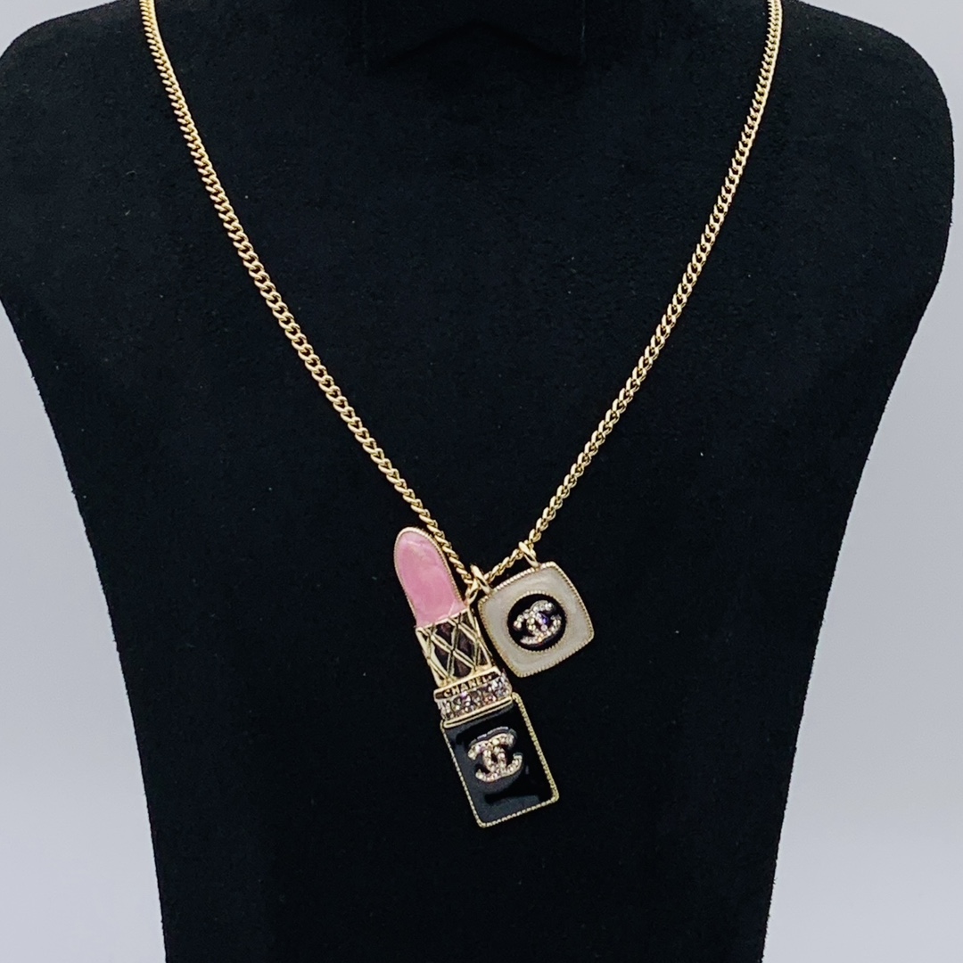 CCN227 High quality CC lipstick pendant Necklace - ccjewelryacc