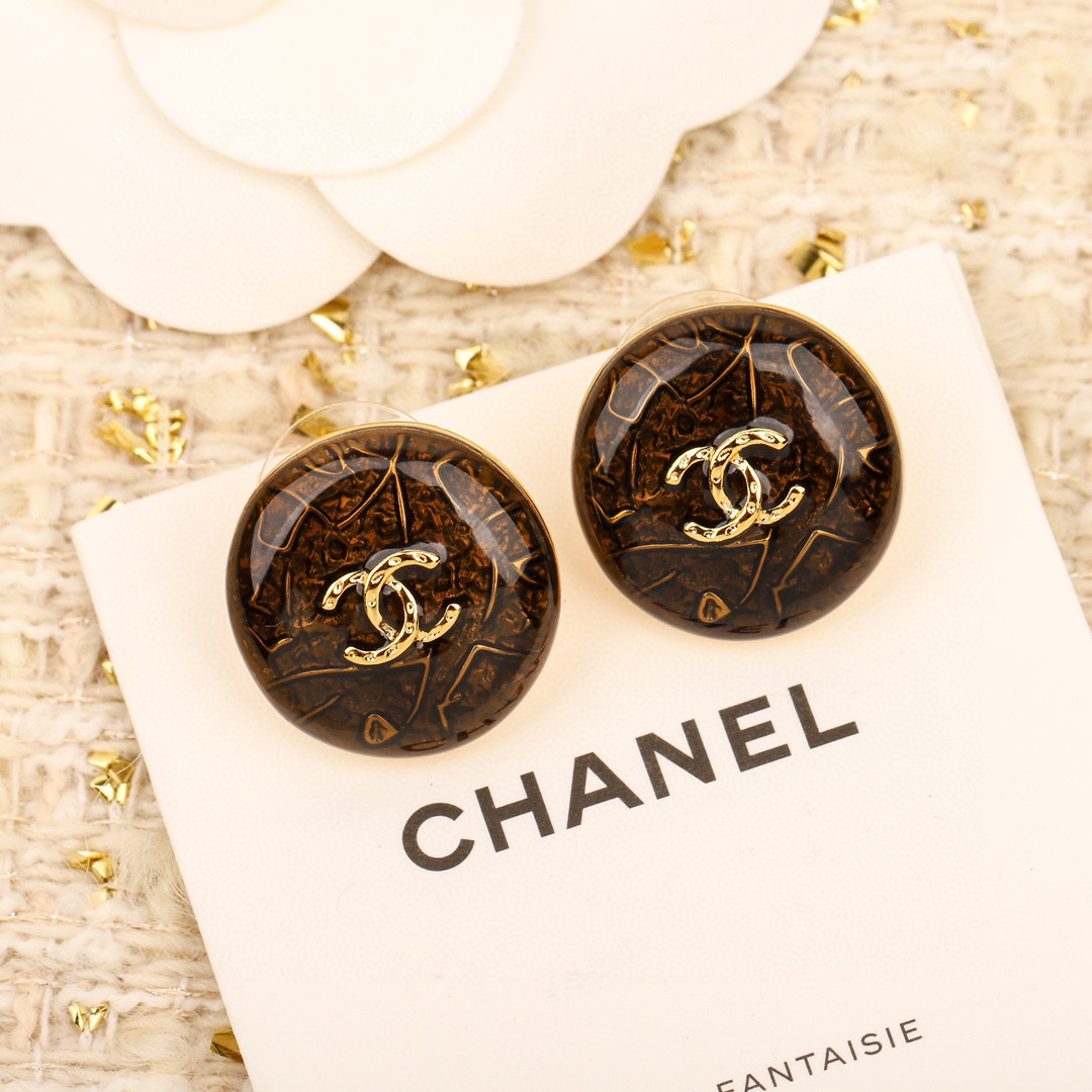 CCE735 Vintage cc inspired earrings - ccjewelryacc