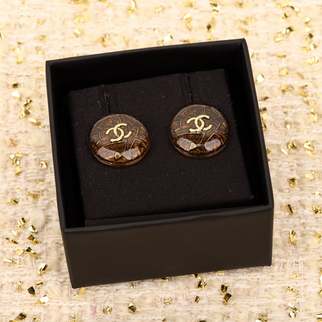 CCE735 Vintage cc inspired earrings - ccjewelryacc