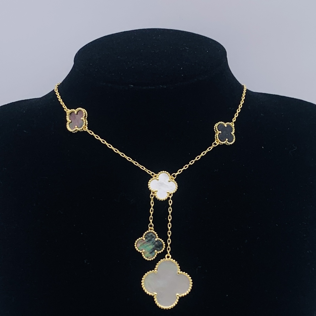 VCN011 Vca 6 motif magic alhambra necklace - ccjewelryacc