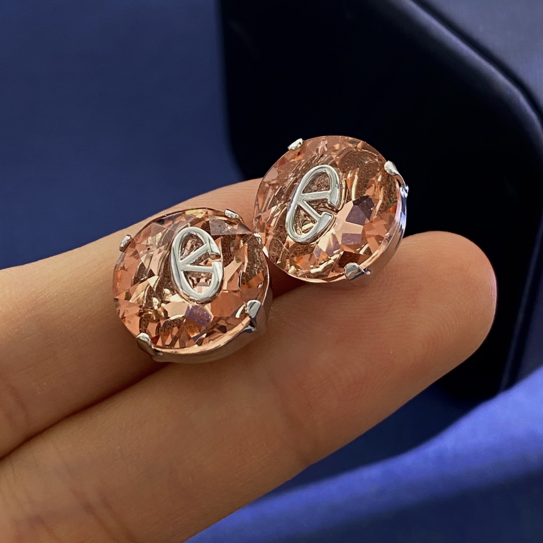 VTE026 Valentino diamond earrings - ccjewelryacc