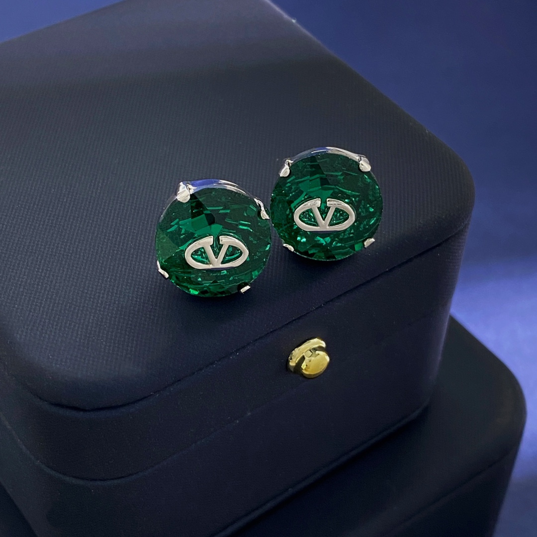 VTE026 Valentino diamond earrings - ccjewelryacc