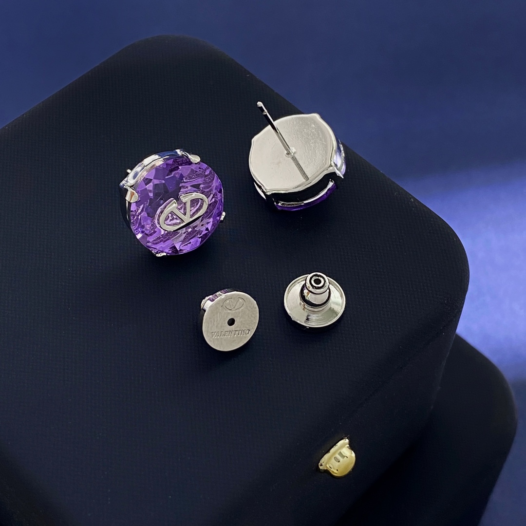 VTE026 Valentino diamond earrings - ccjewelryacc