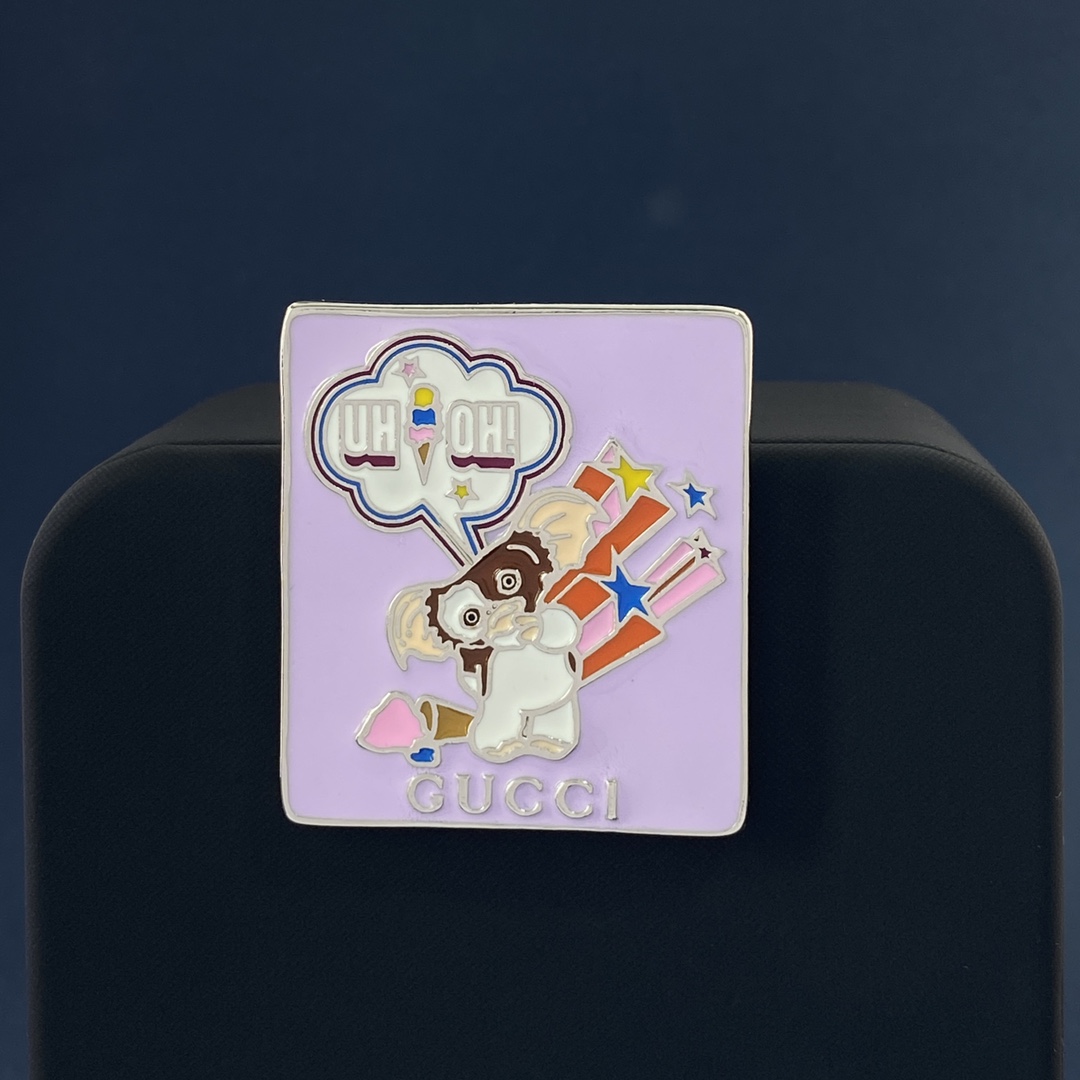 GGB023 Funny cartoon cute enamel GG brooch pin - ccjewelryacc