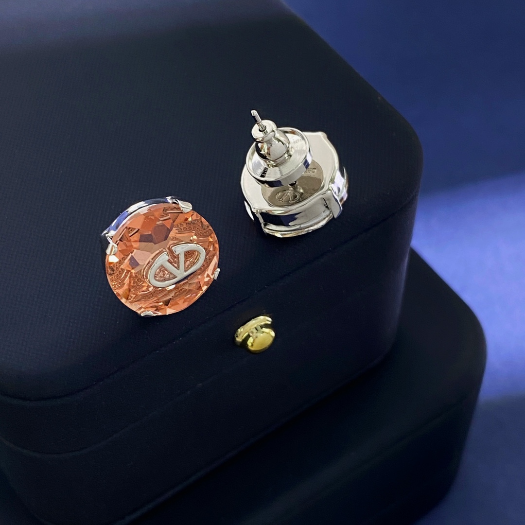 VTE026 Valentino diamond earrings - ccjewelryacc