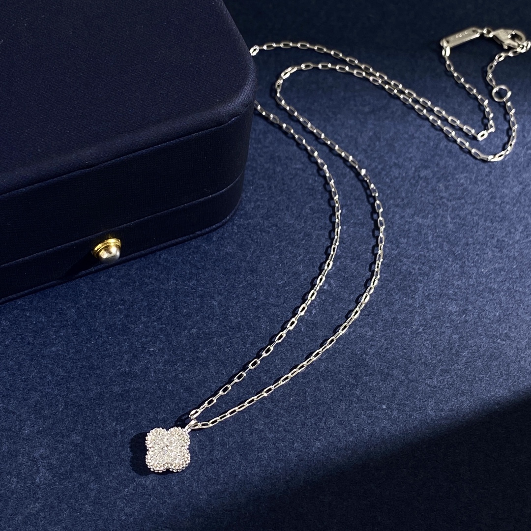 VCN021 Mini Van cleef gold sweet alhambra necklace - ccjewelryacc
