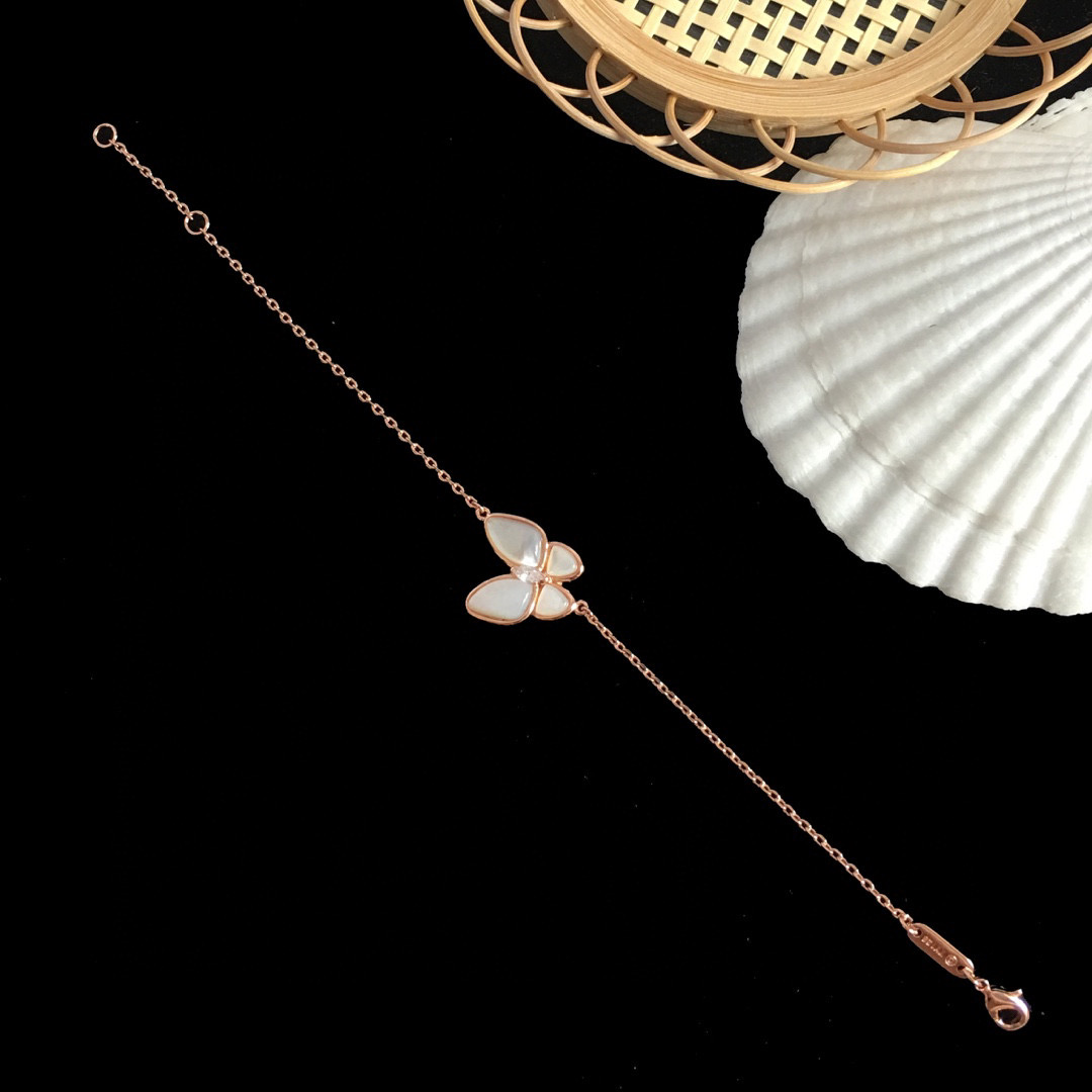 VCS019 VAN cleef two butterfly bracelet Mother of pearl - ccjewelryacc