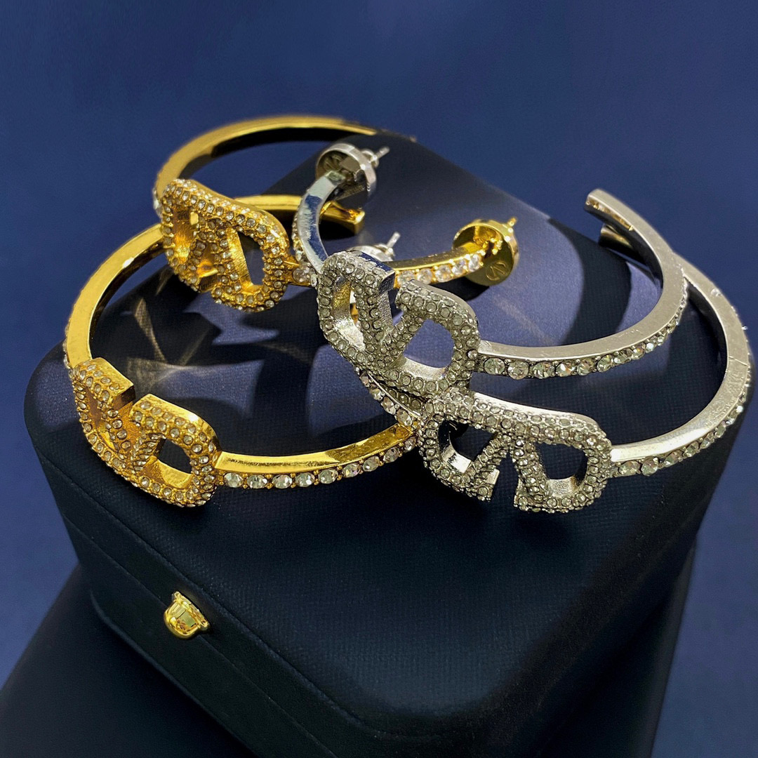 VTE125 Valentino Garavani VLogo Signature hoop earrings - ccjewelryacc