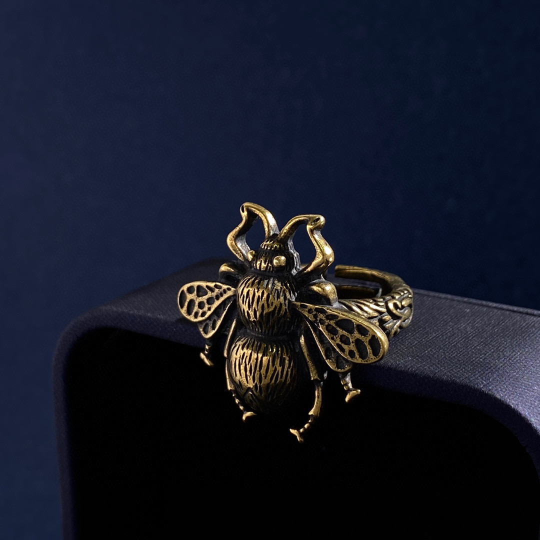 GGR026 GG Metal Bee ring - ccjewelryacc