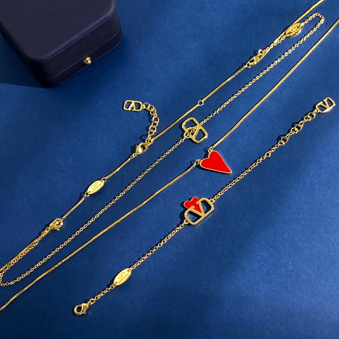 VTN032 Designer V Necklace bracelet for women - ccjewelryacc