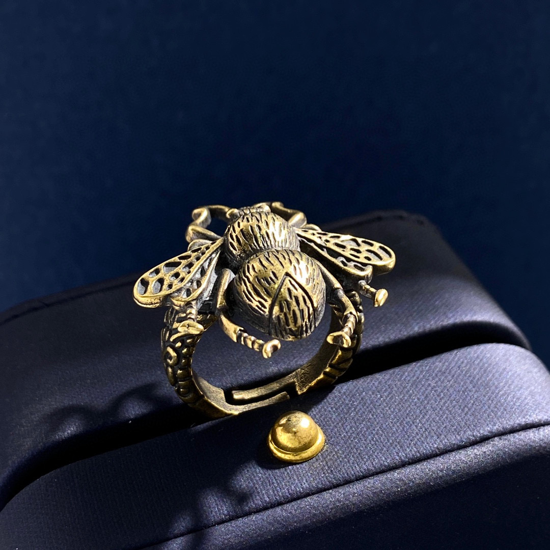 GGR026 GG Metal Bee ring - ccjewelryacc