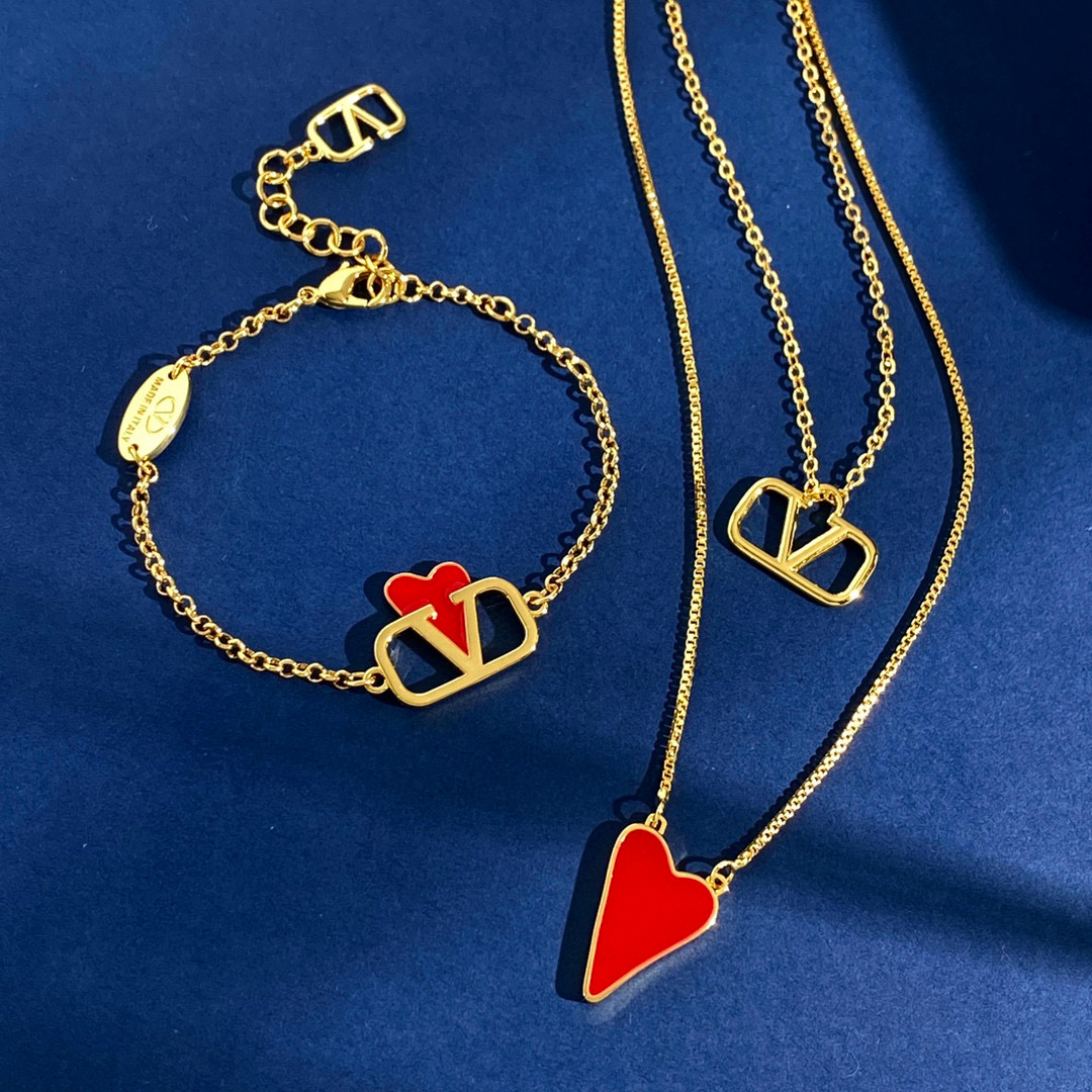 VTN032 Designer V Necklace bracelet for women - ccjewelryacc
