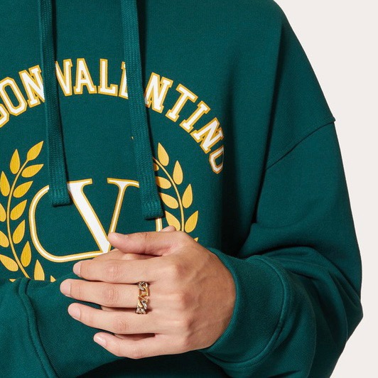 VTR019 Valentino Garavani Silver and Gold-Tone Ring - ccjewelryacc