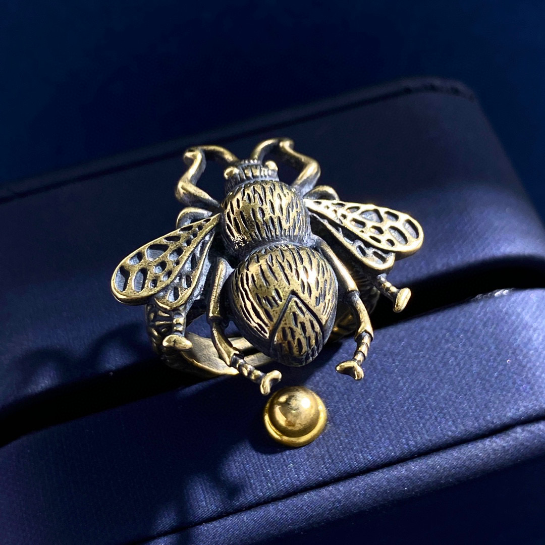 GGR026 GG Metal Bee ring - ccjewelryacc