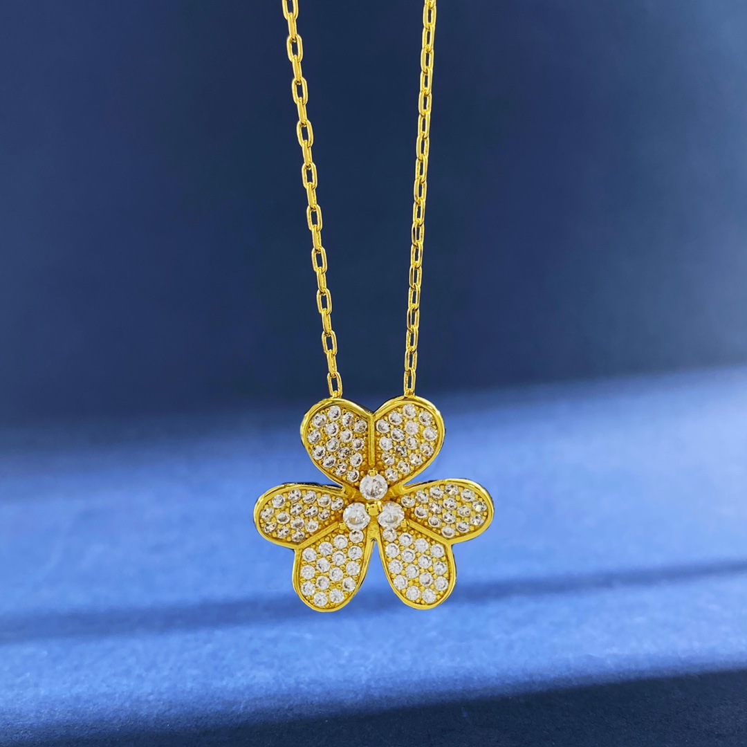 VCN007 Full crystal diamond vca Frivole pendant large model - ccjewelryacc