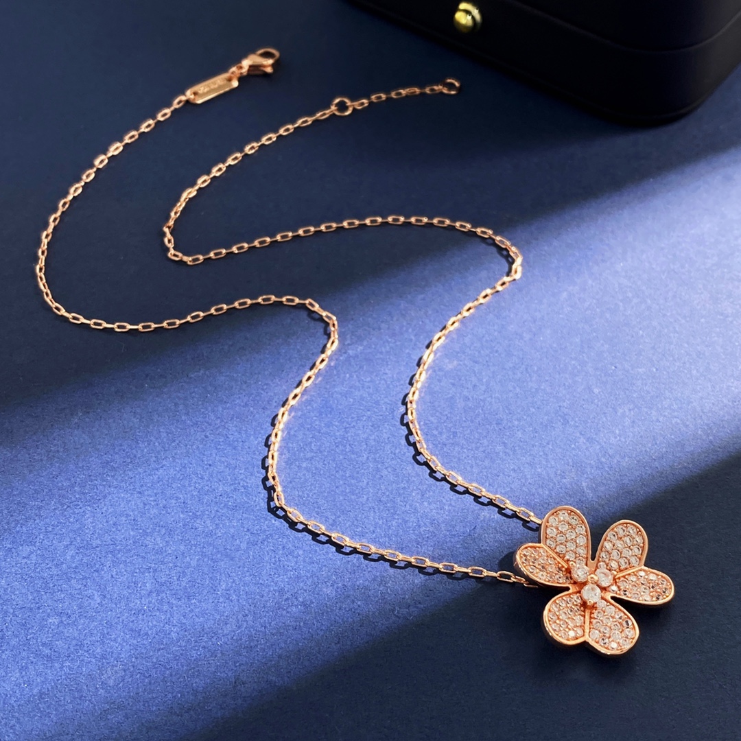 VCN007 Full crystal diamond vca Frivole pendant large model - ccjewelryacc